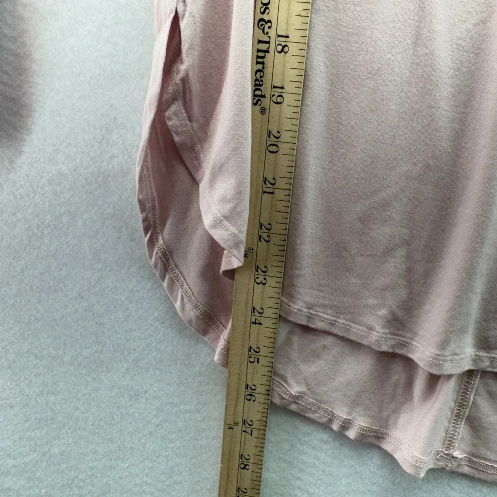 Old Navy Girls Size XL‎ 14 Pink Glitter Stay Amazing Graphic Long Sleeve Top